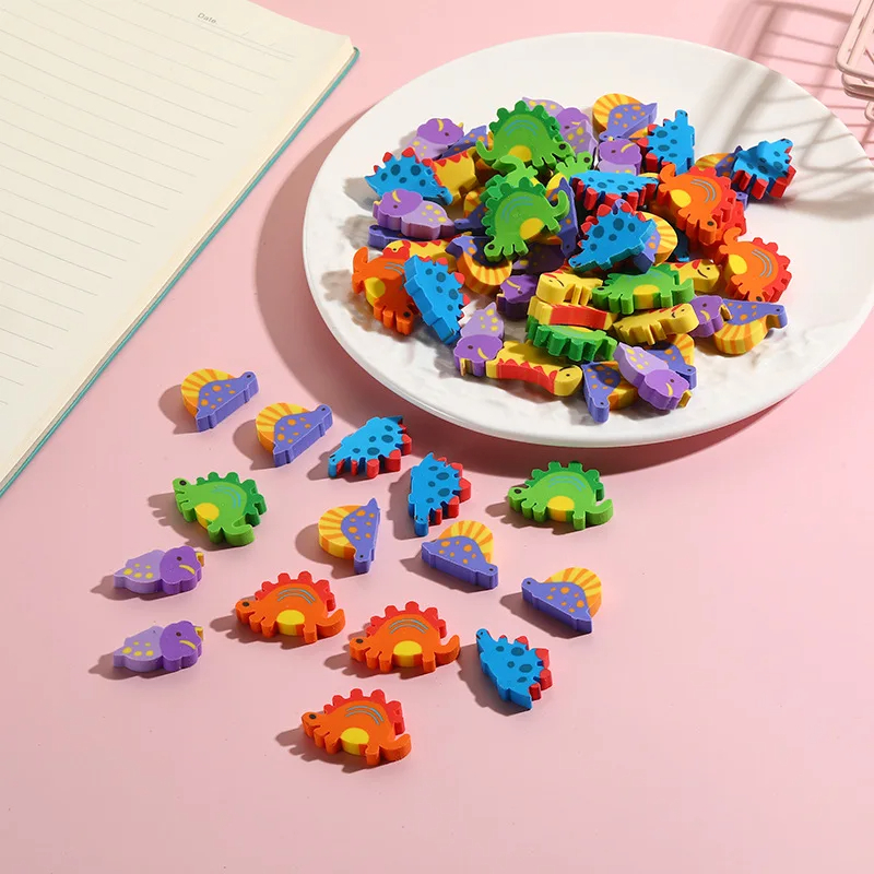 Dinosaur Eraser Set (10 pcs)