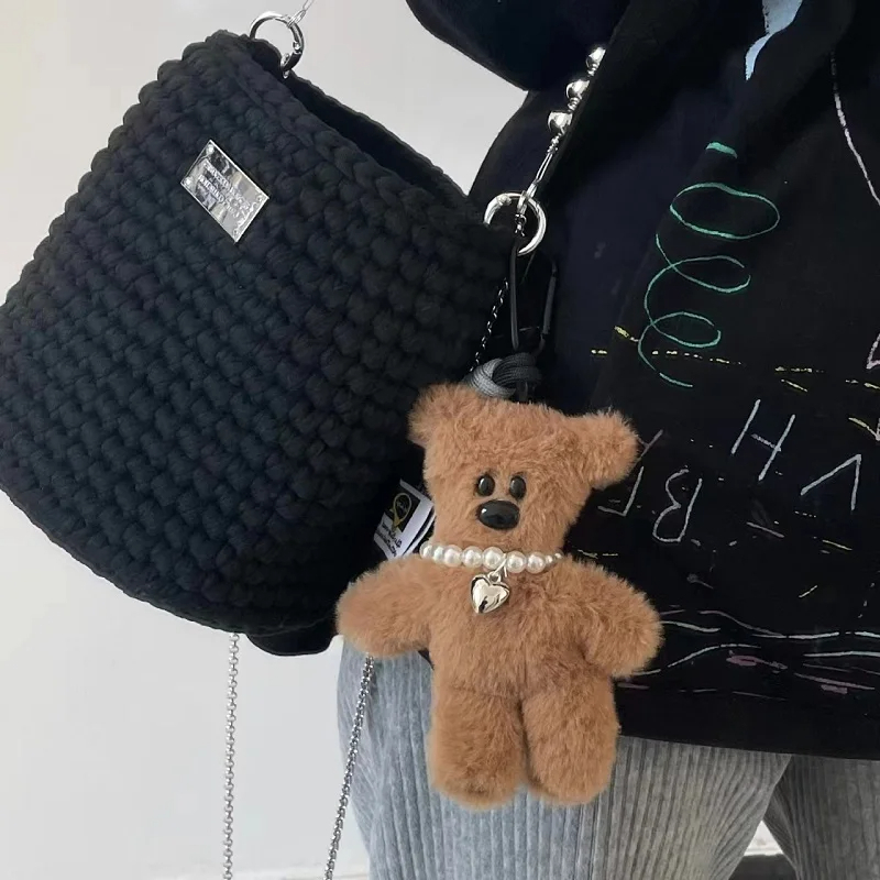 Overall Teddy Bear Character Plush Keychain (11 Colours)