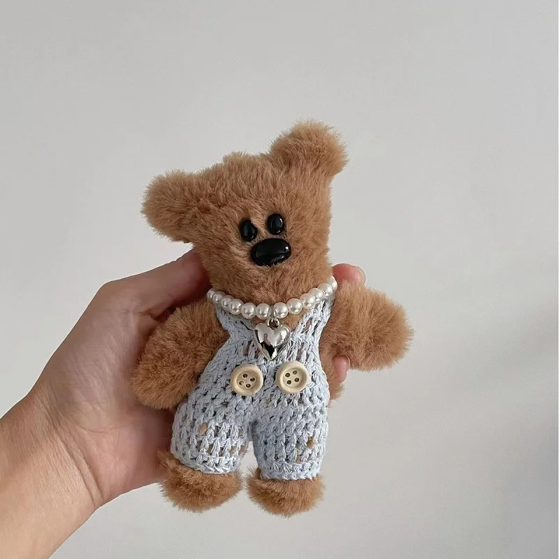 Overall Teddy Bear Character Plush Keychain (11 Colours)