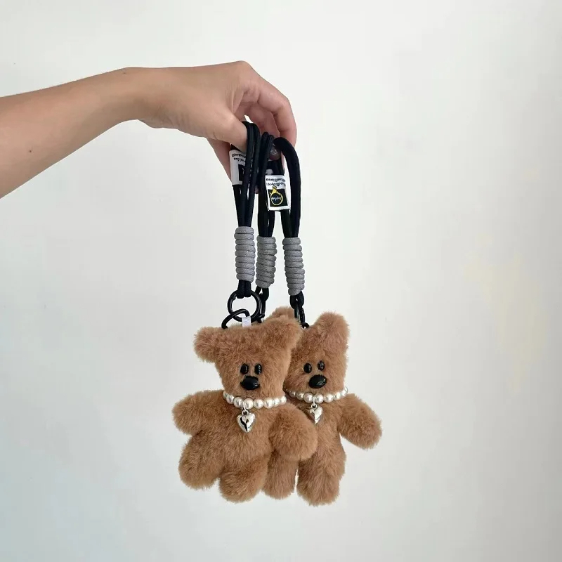 Overall Teddy Bear Character Plush Keychain (11 Colours)