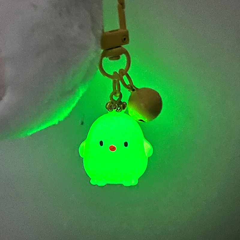 Glow in the Dark Baby Chick Character Clip on Charm (6 Colours)