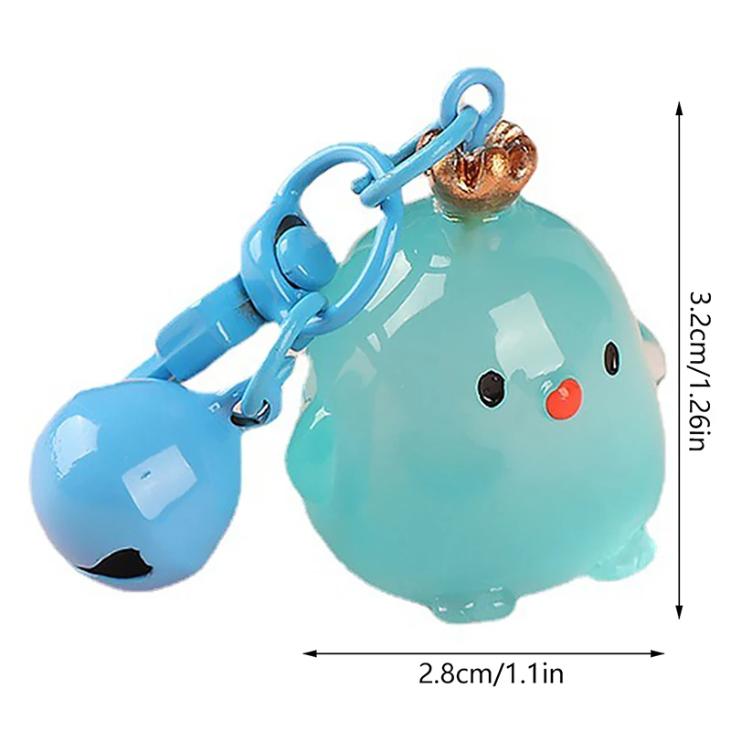 Glow in the Dark Baby Chick Character Clip on Charm (6 Colours)