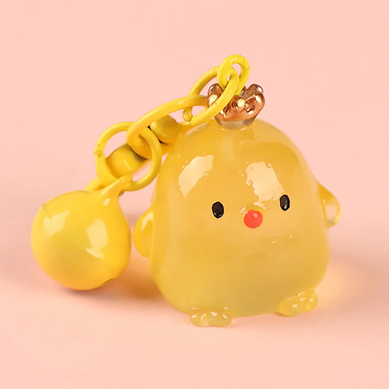 Glow in the Dark Baby Chick Character Clip on Charm (6 Colours)