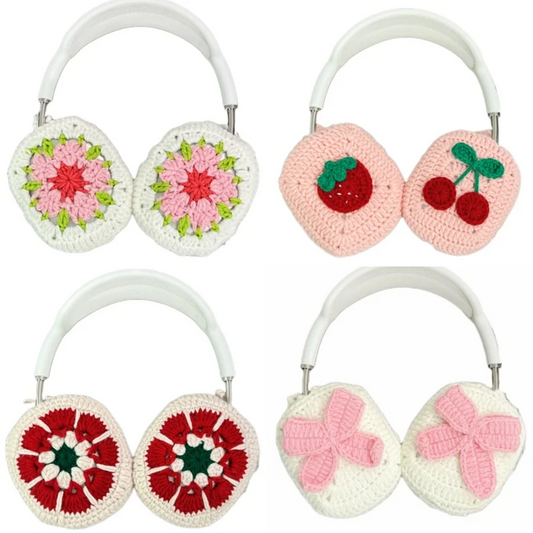 Coquette Crochet Headphone Covers (6 Designs)