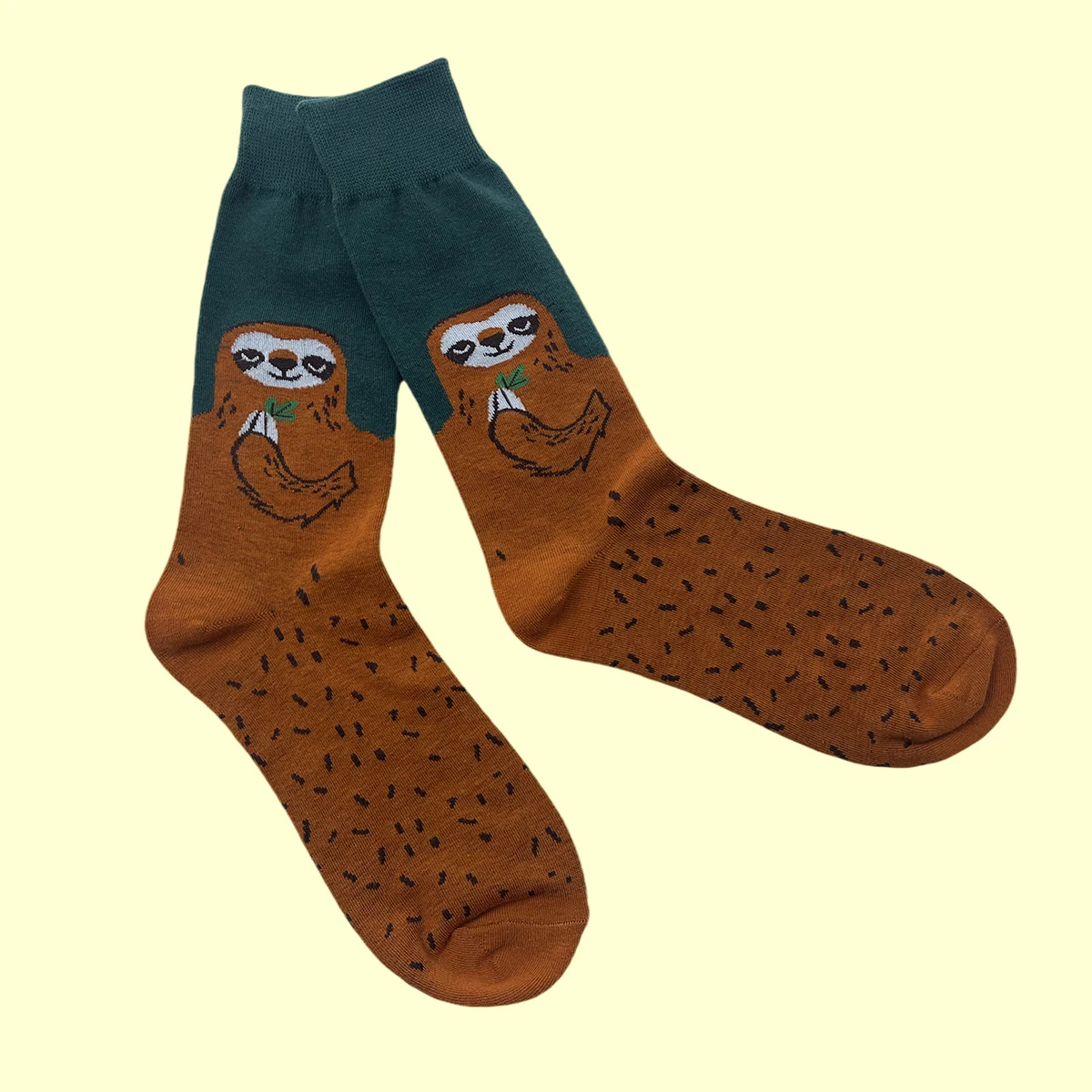 Relaxed Sloth Crew Socks