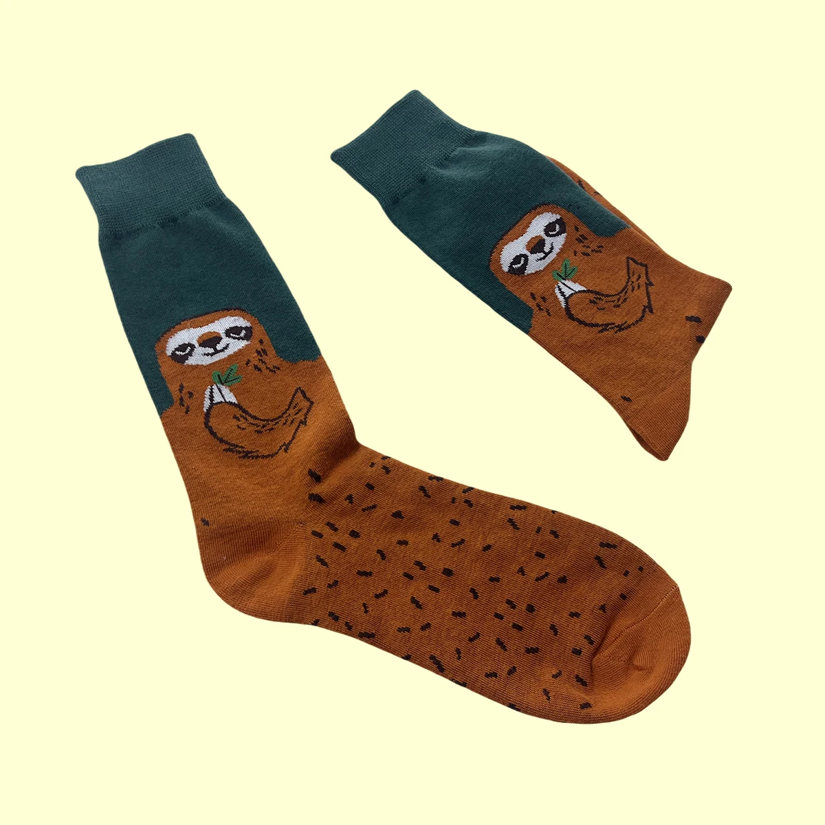 Relaxed Sloth Crew Socks