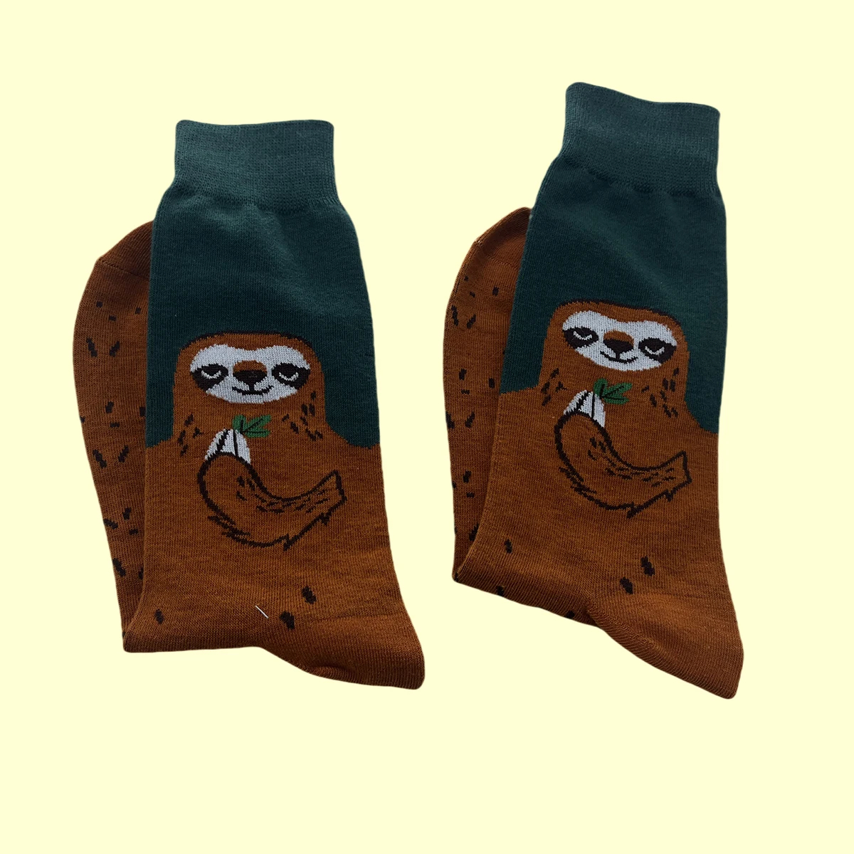 Relaxed Sloth Crew Socks