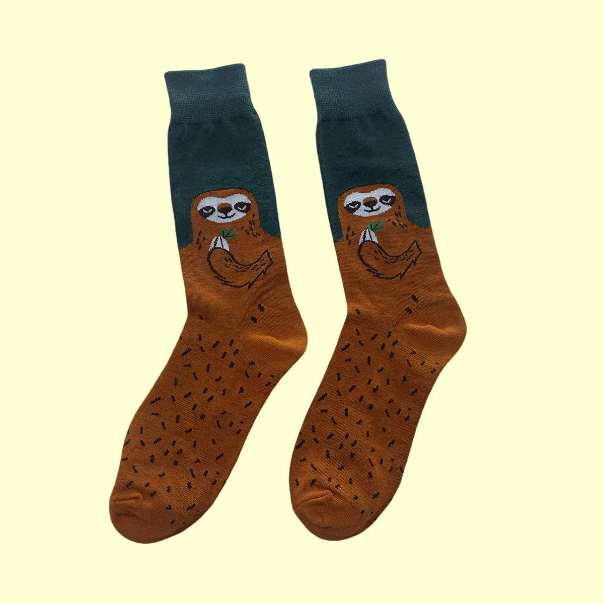 Relaxed Sloth Crew Socks