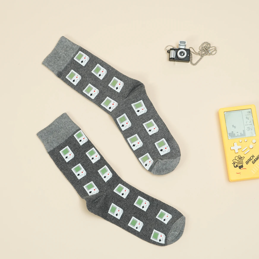 Retro Game Console Crew Socks