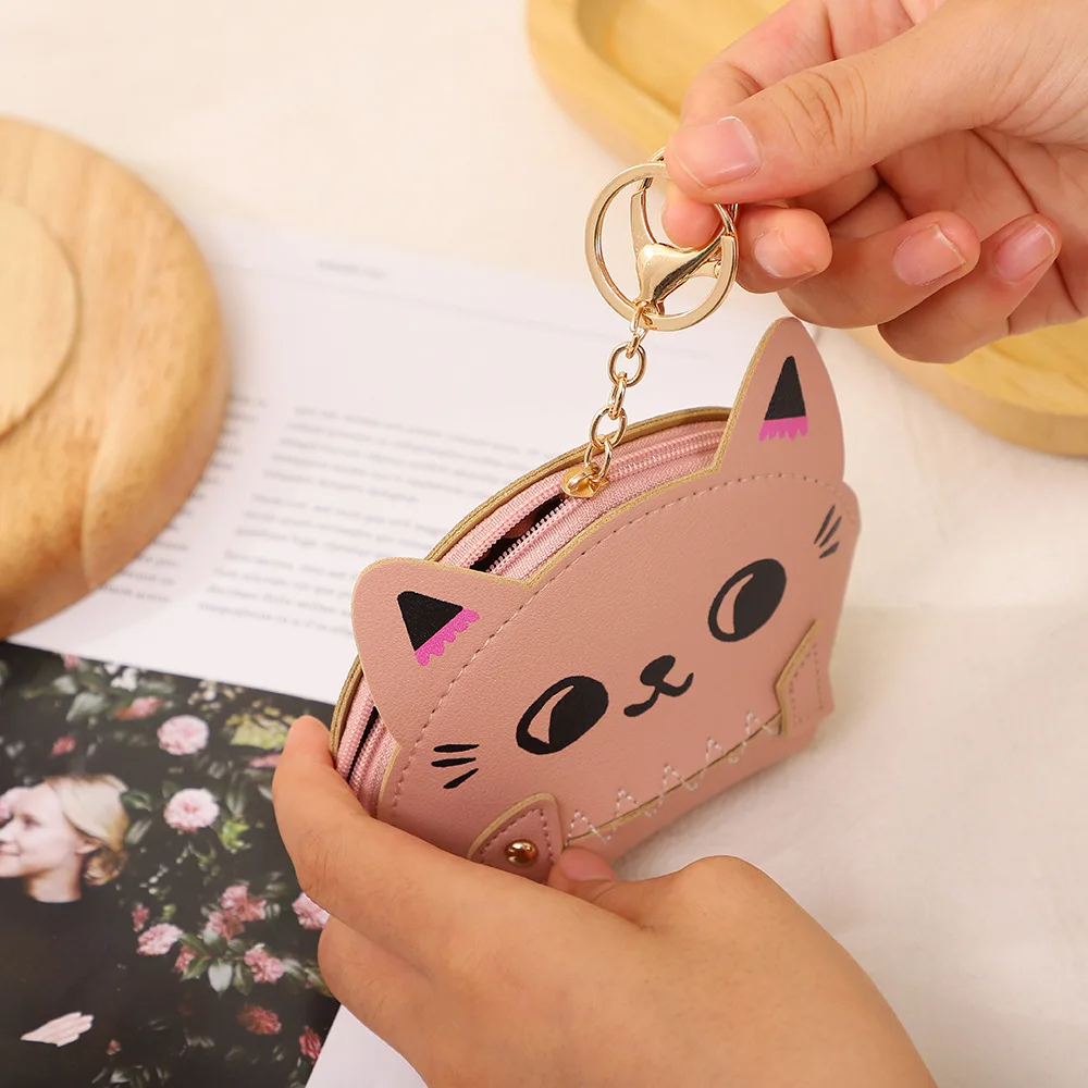 Clip On Kitty Cat Coin Purse (2 Designs)