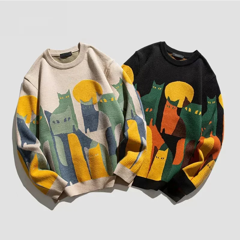 Cat Landscape Jumper (2 Colours)