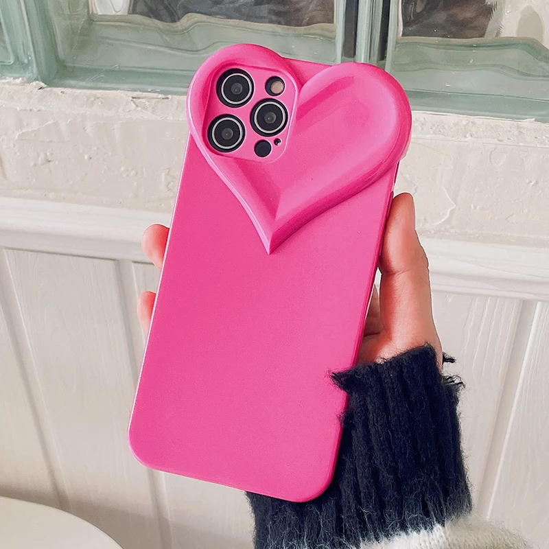 Glossy Heart iPhone Case (8 Colours)