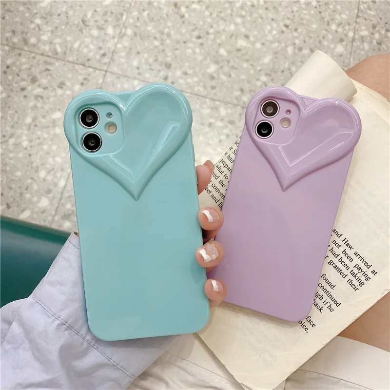 Glossy Heart iPhone Case (8 Colours)