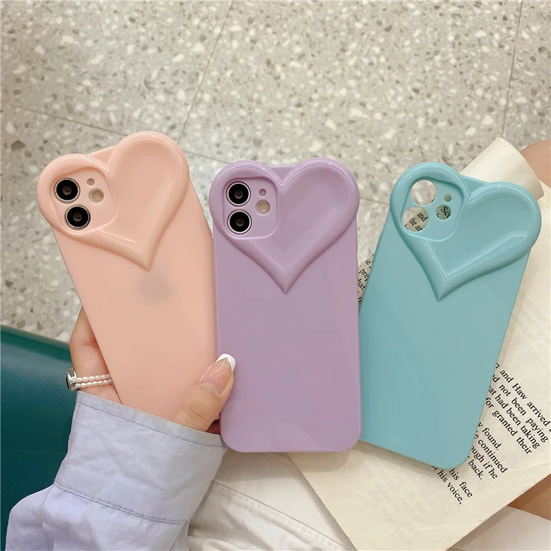 Glossy Heart iPhone Case (8 Colours)