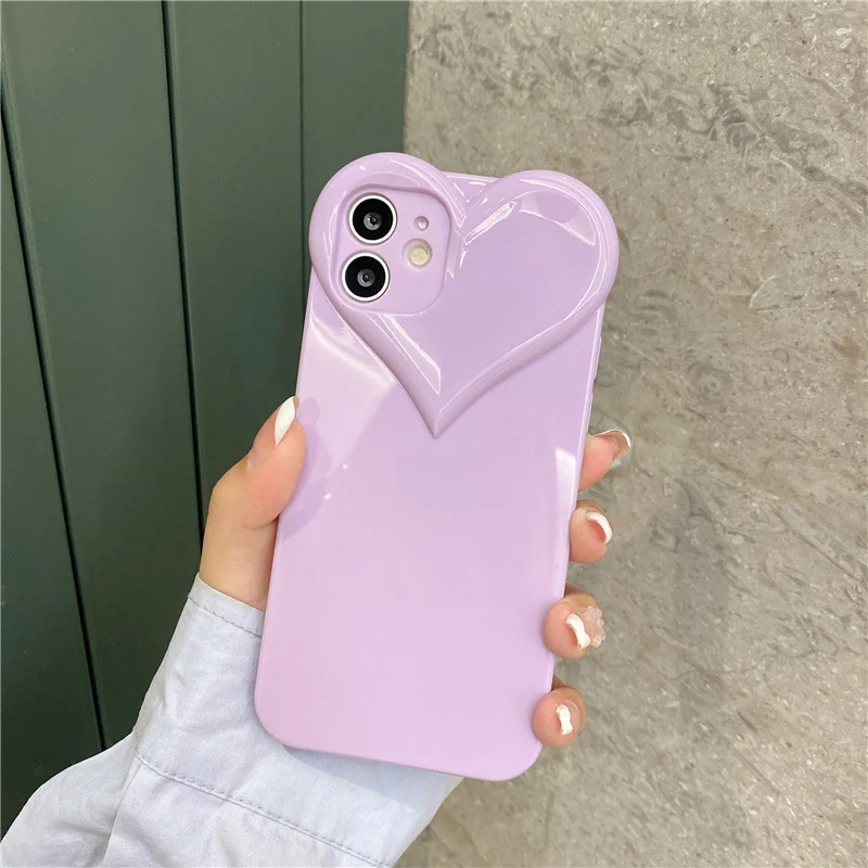 Glossy Heart iPhone Case (8 Colours)