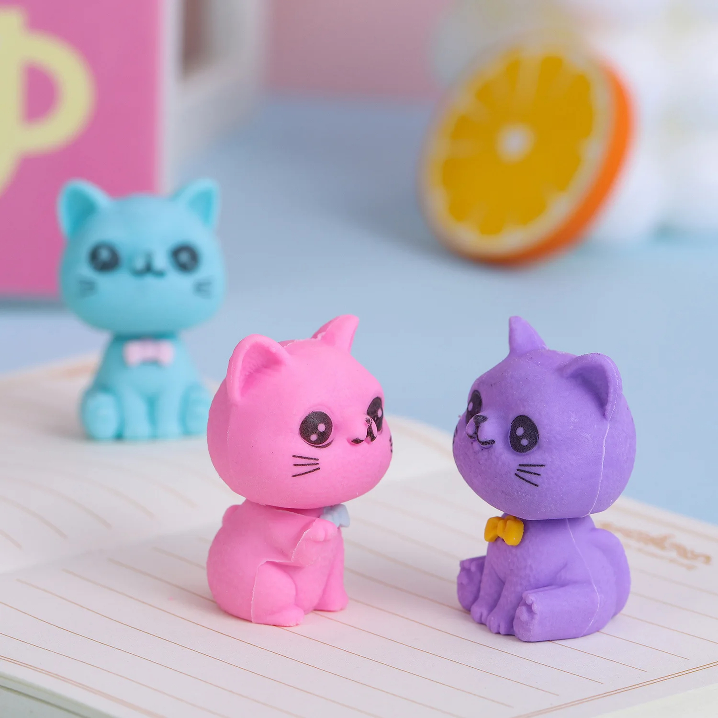 Kitten Eraser Pack (Set of 3)