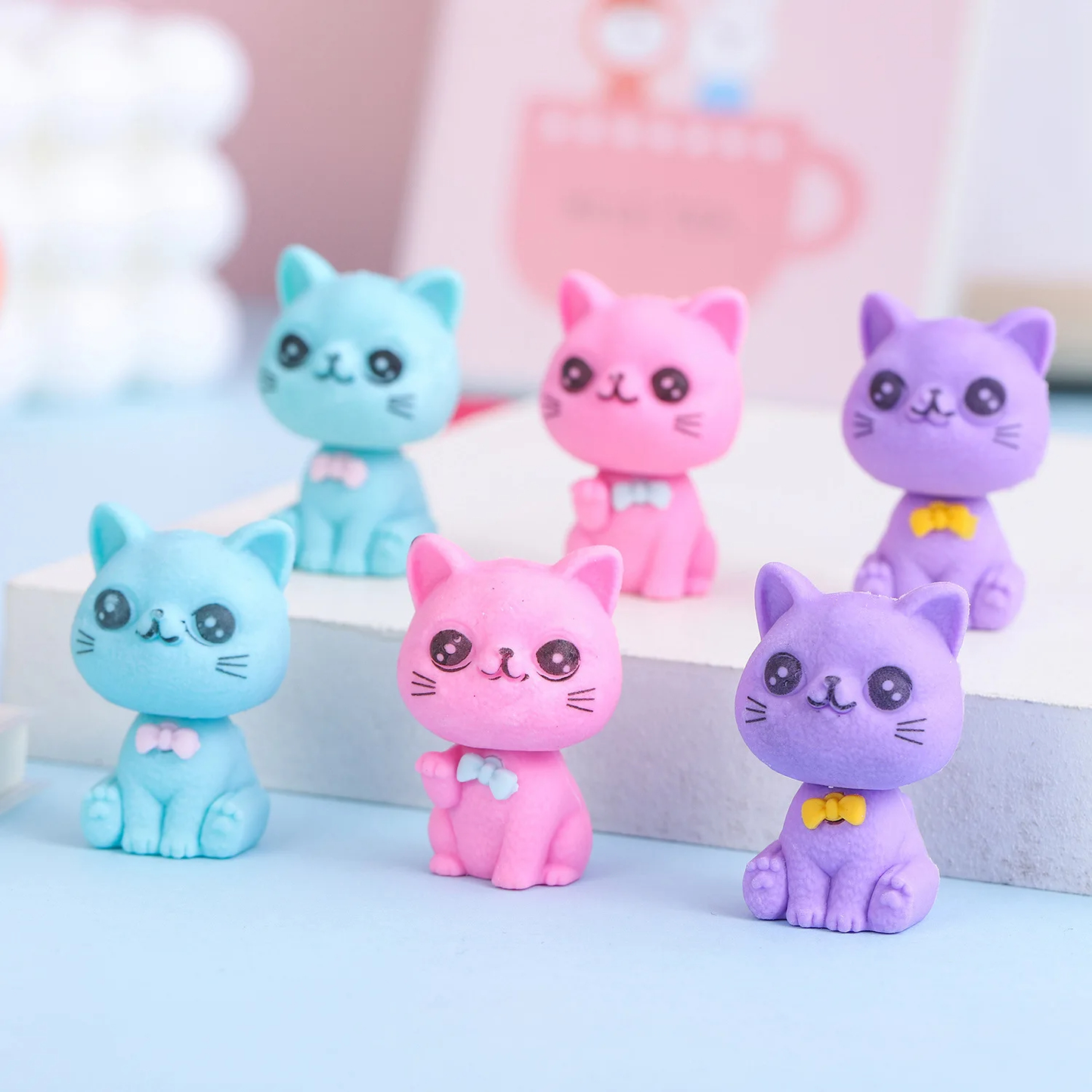 Kitten Eraser Pack (Set of 3)