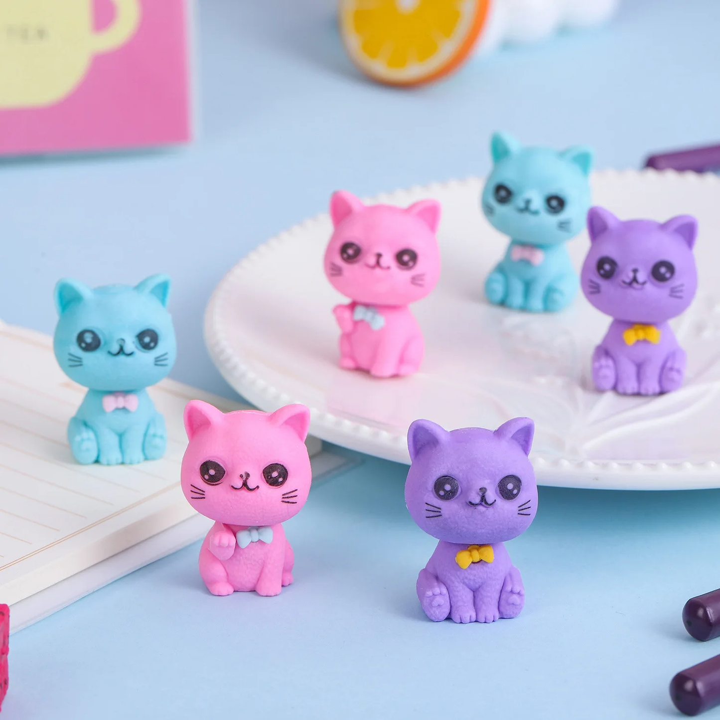 Kitten Eraser Pack (Set of 3)