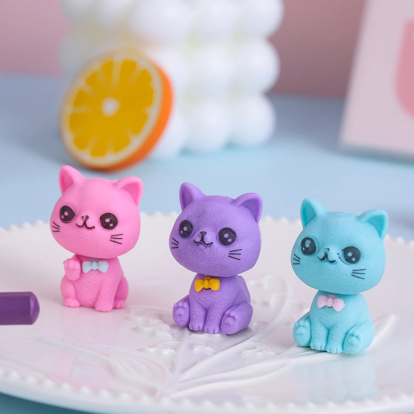 Kitten Eraser Pack (Set of 3)