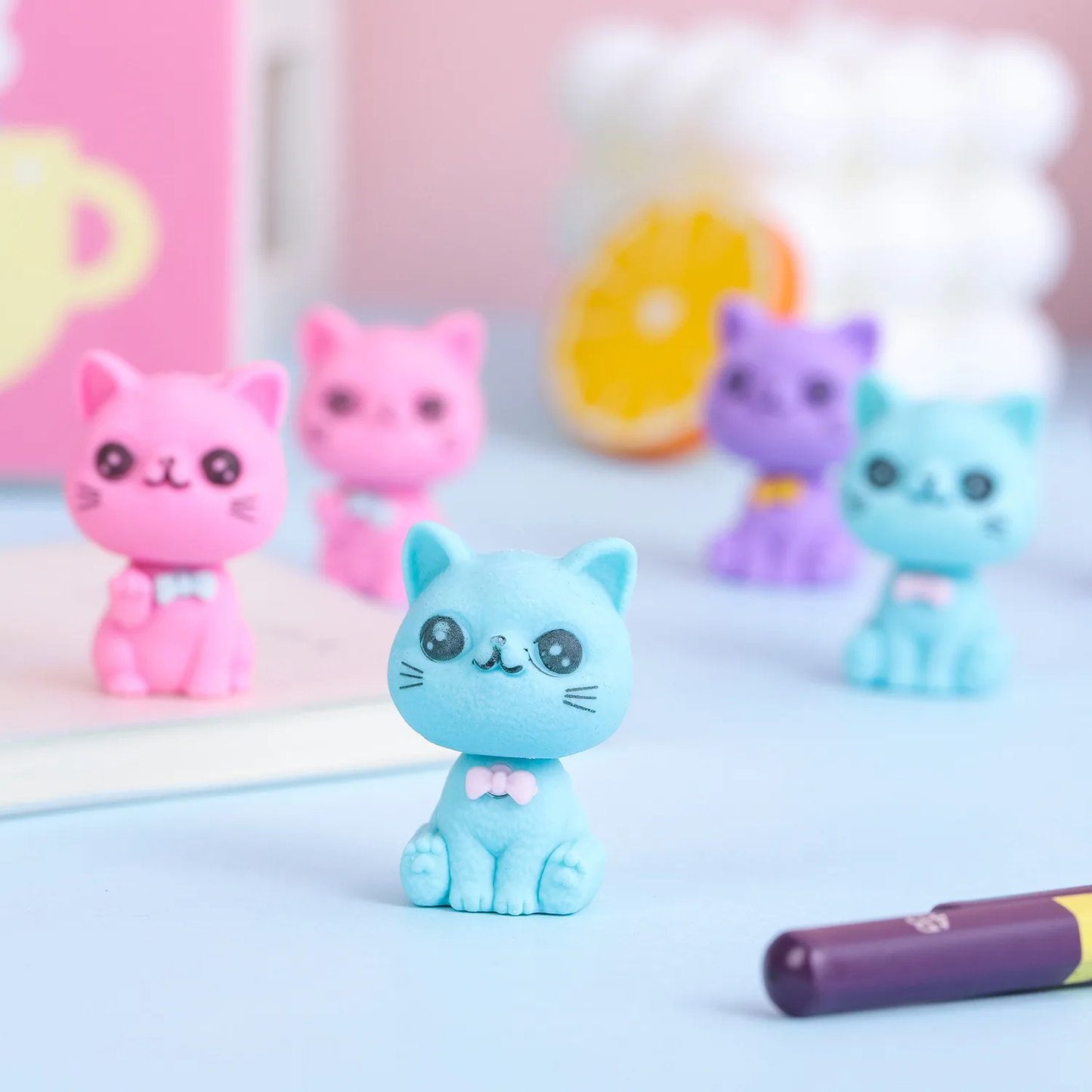 Kitten Eraser Pack (Set of 3)