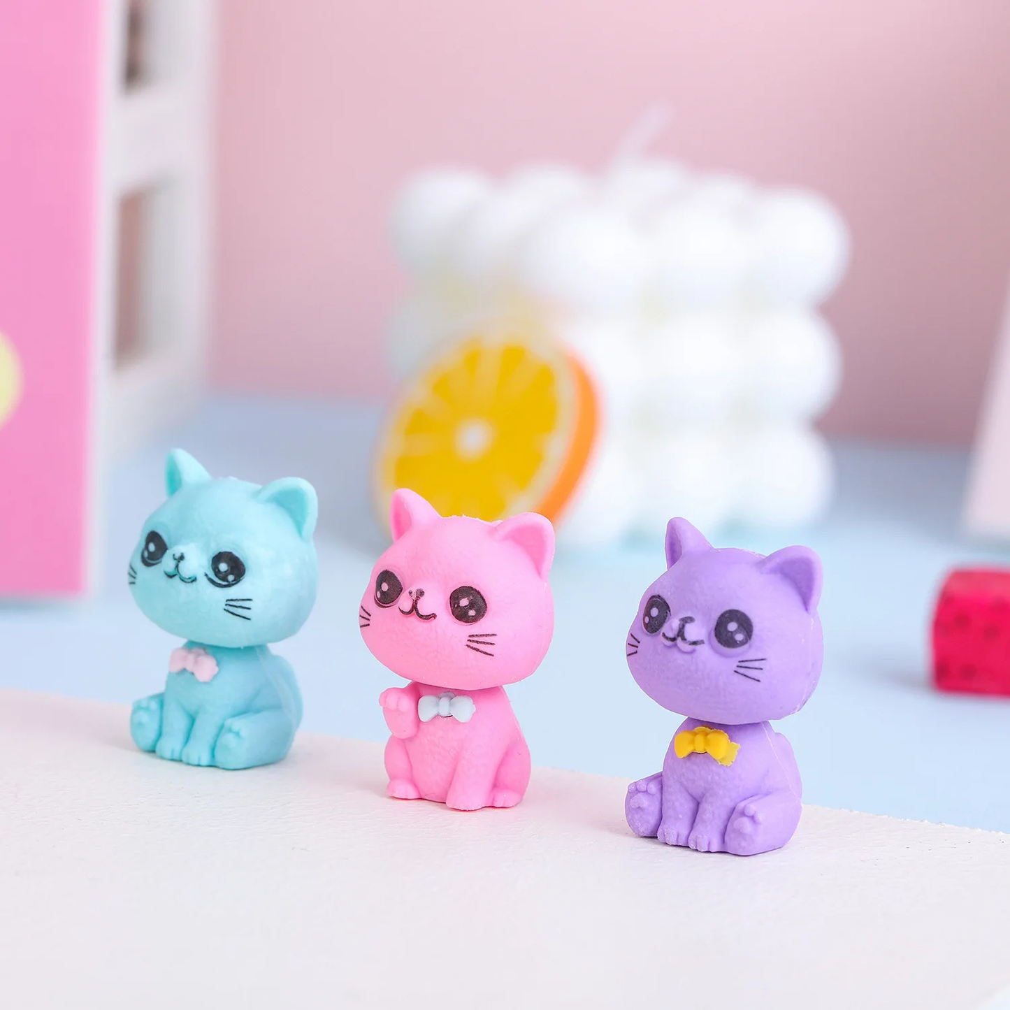 Kitten Eraser Pack (Set of 3)