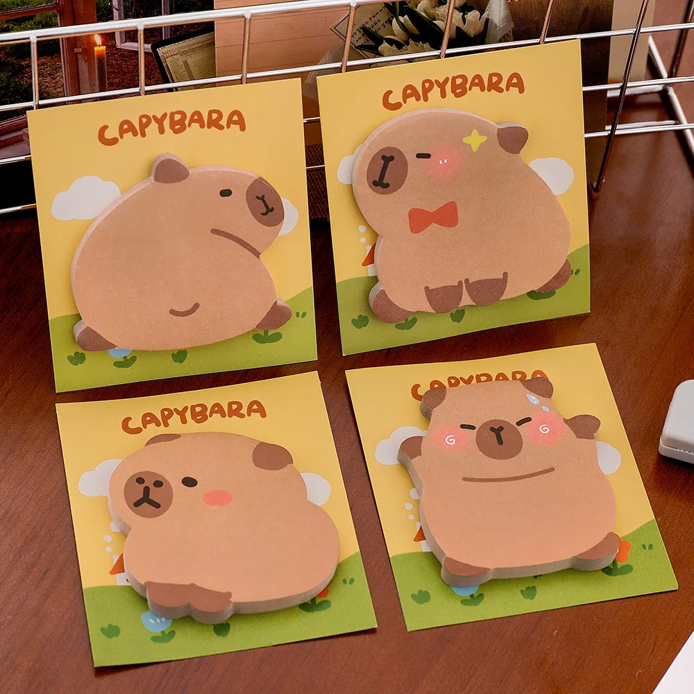 Capybara Sticky Memo Notes (Set of 4 Pads)