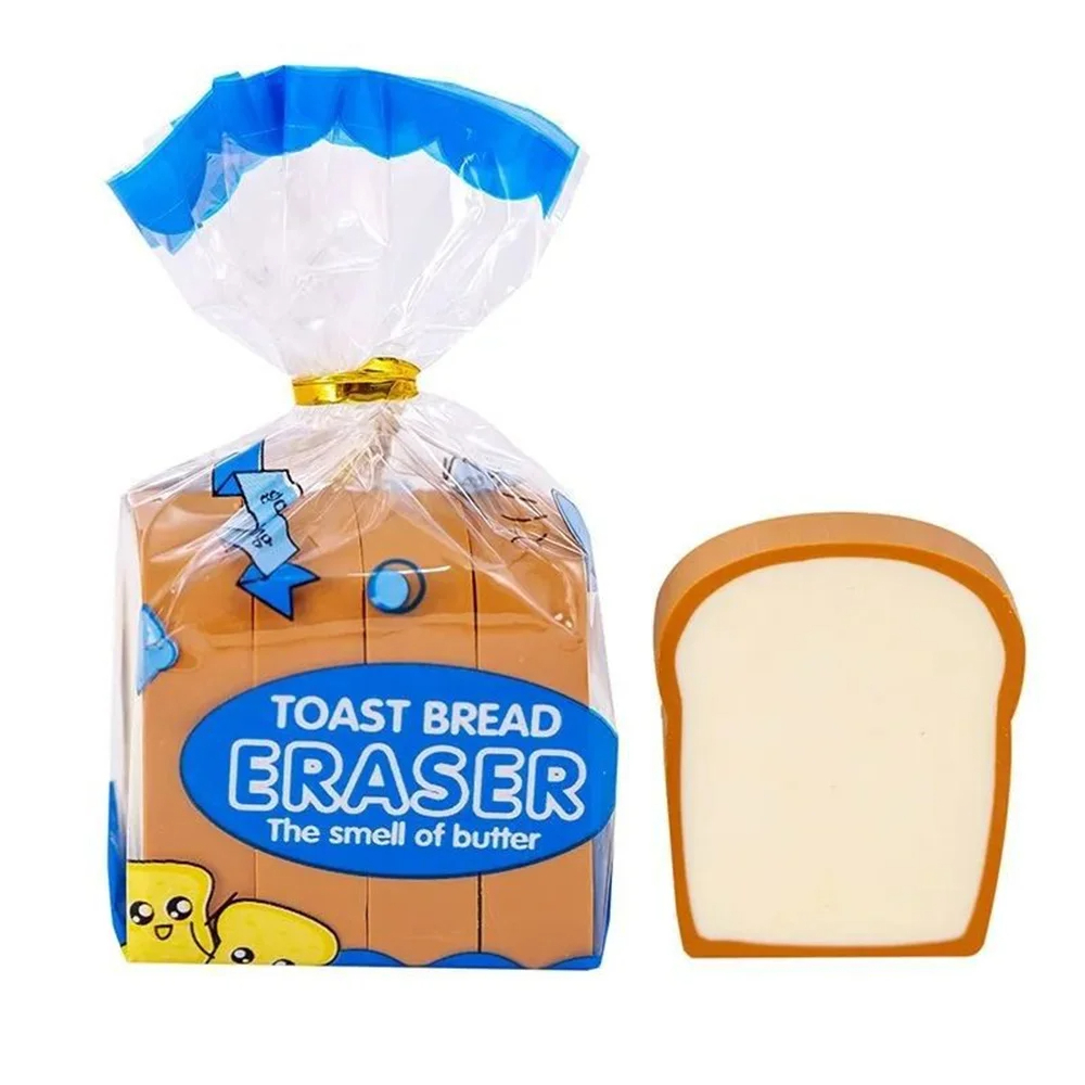 Slice of Toast Eraser Pack