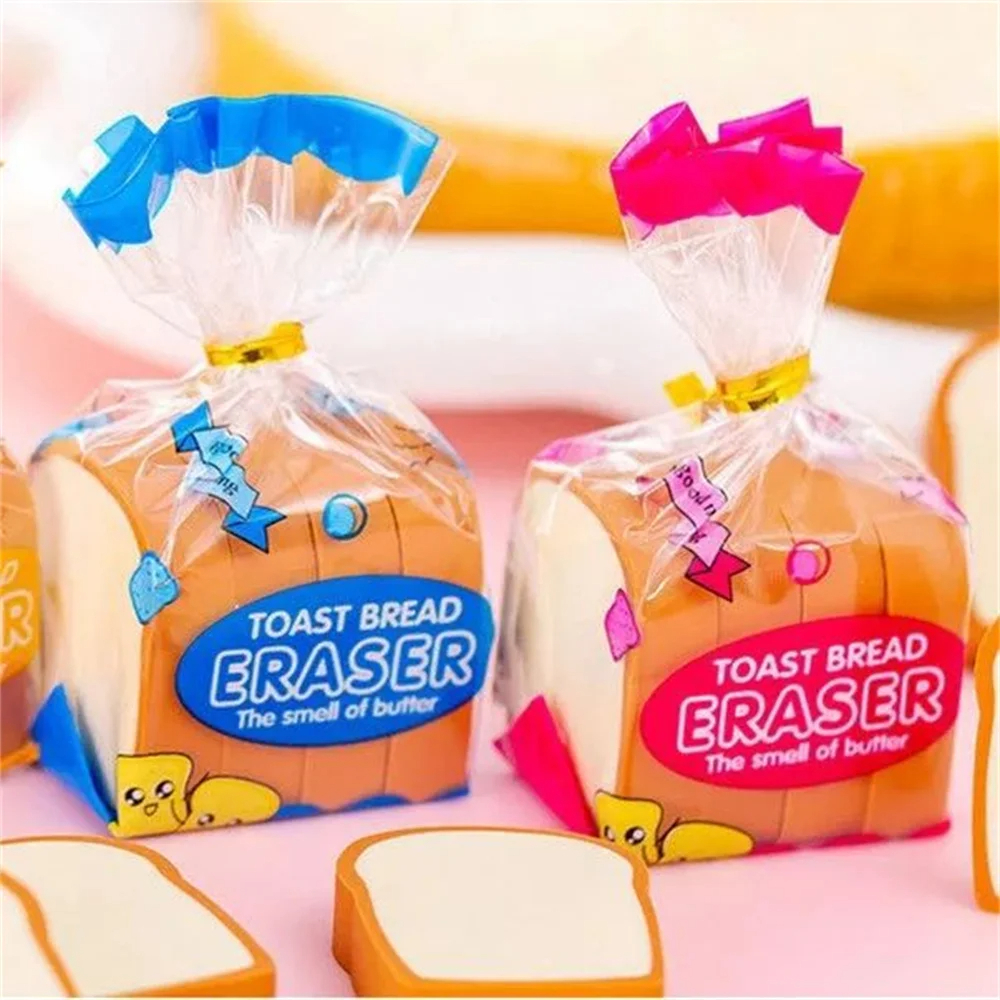 Slice of Toast Eraser Pack