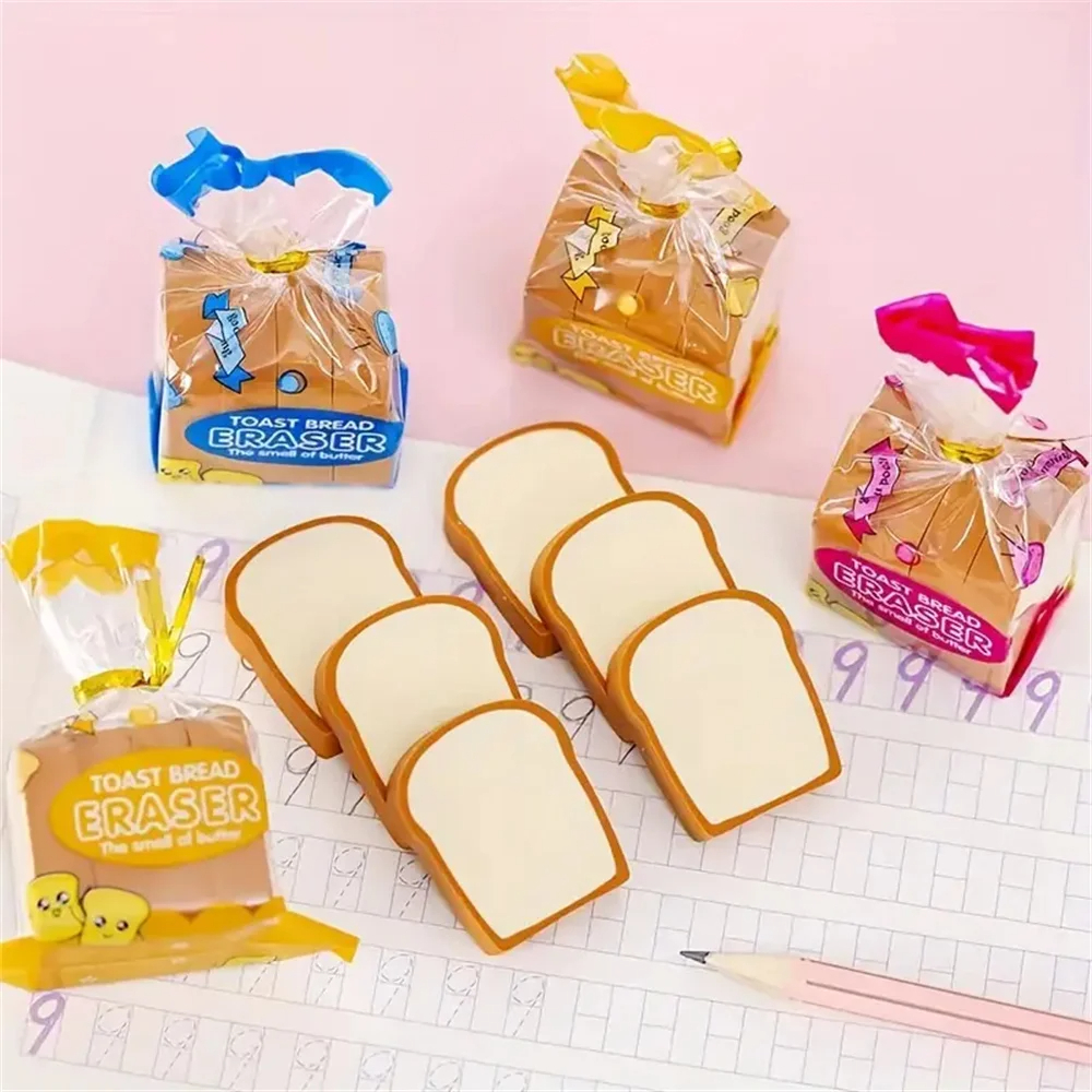 Slice of Toast Eraser Pack