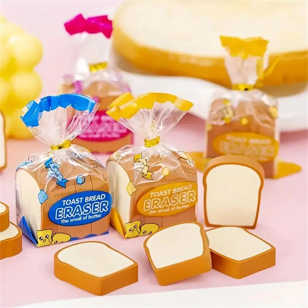 Slice of Toast Eraser Pack