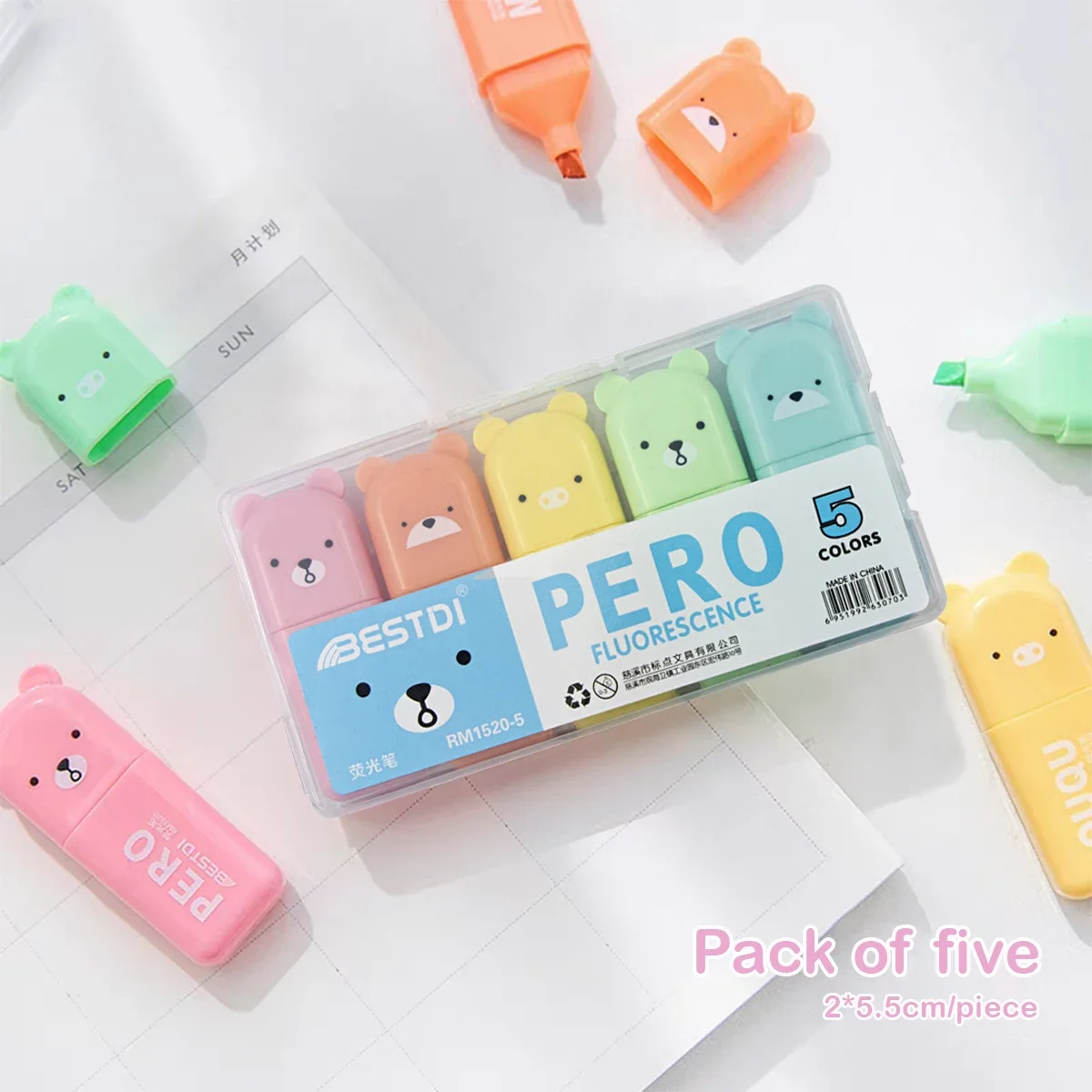 Mini Animal Highlighter Variety Pack