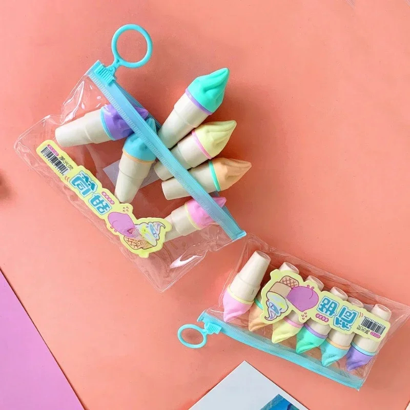 Soft Serve Ice Cream Eraser Pack