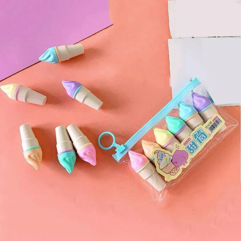 Soft Serve Ice Cream Eraser Pack