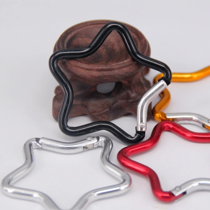 Star Shaped Carabiner Clip (13 Colours)