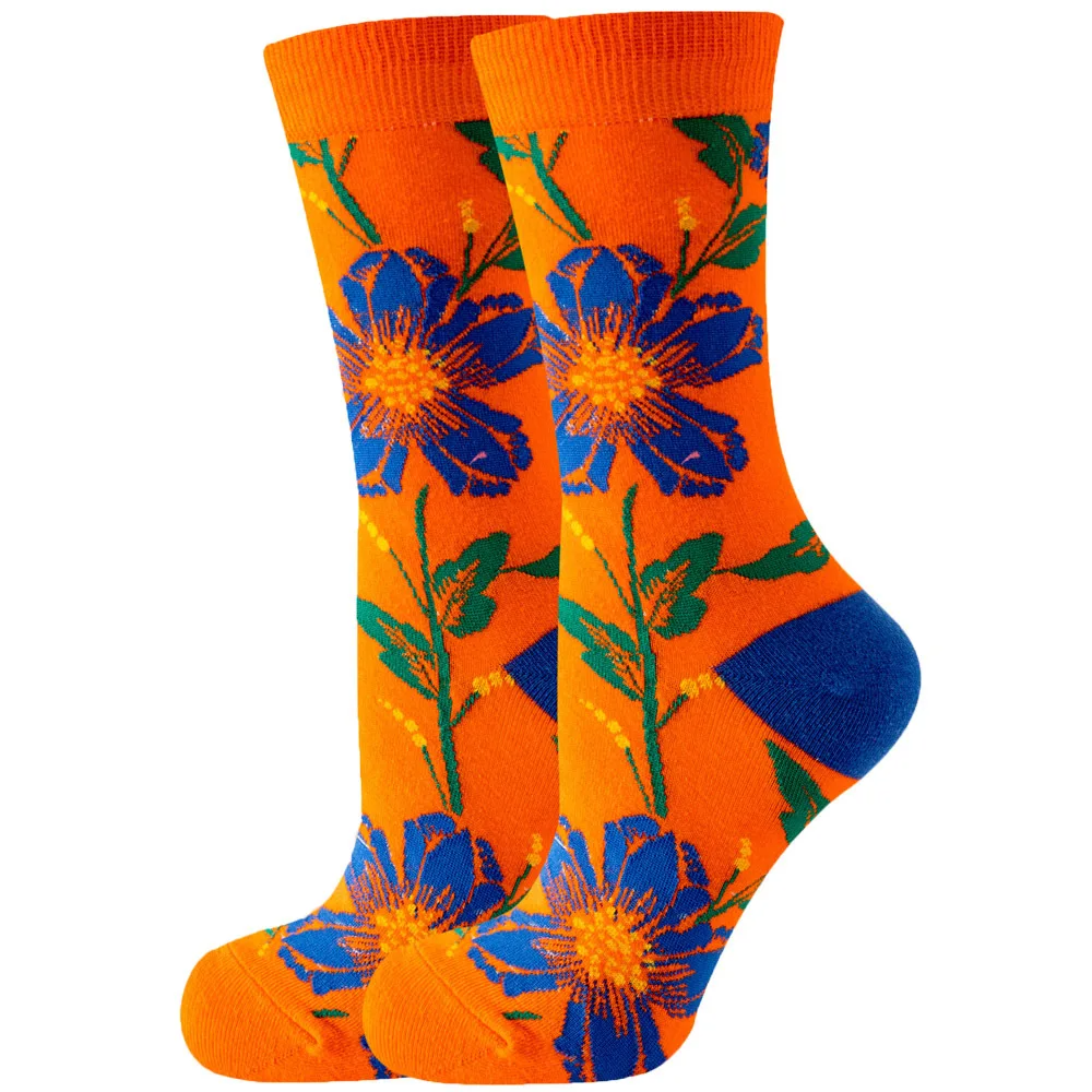 Floral Crew Socks