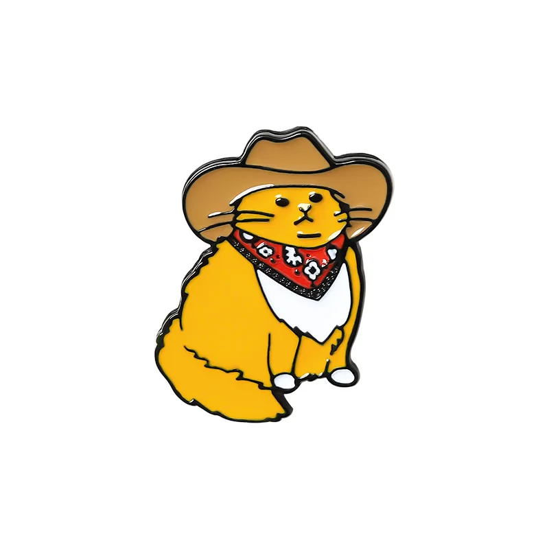 Meowdy Cowboy Cat Enamel Pin