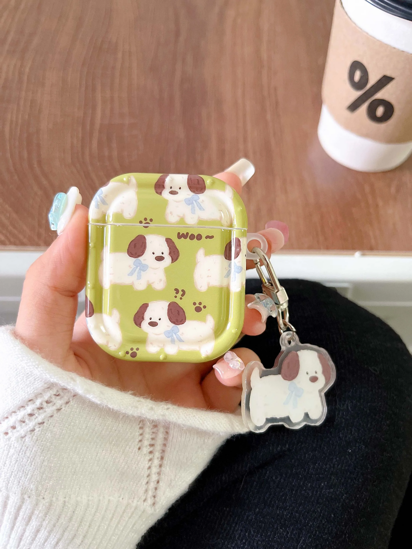 Fluffy Puppy AirPods Charger Case Cover