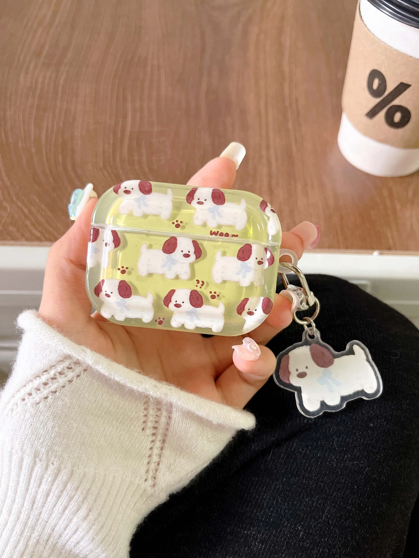 Fluffy Puppy AirPods Charger Case Cover