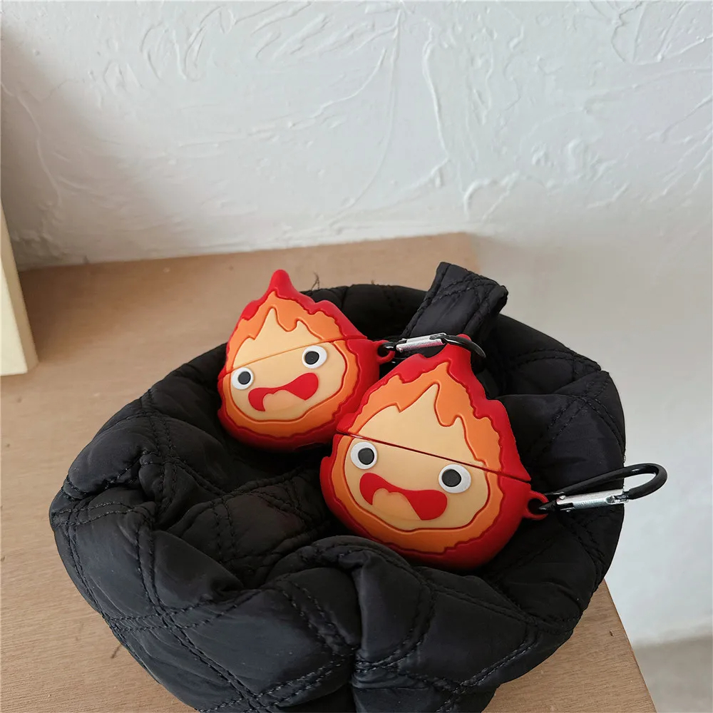 Howl's Moving Castle Calcifer AirPods Case Cover