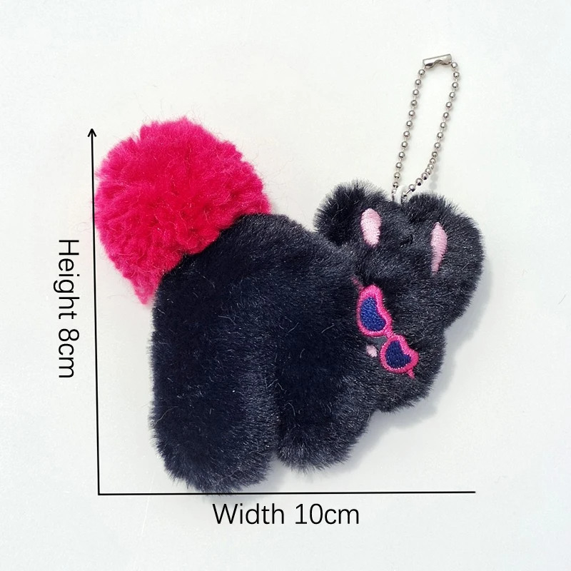 Sunglasses Bunny Plush Clip On Character  (5 Colours)