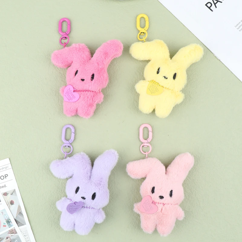 Pastel Bunny Plush Clip On Character  (4 Colours)