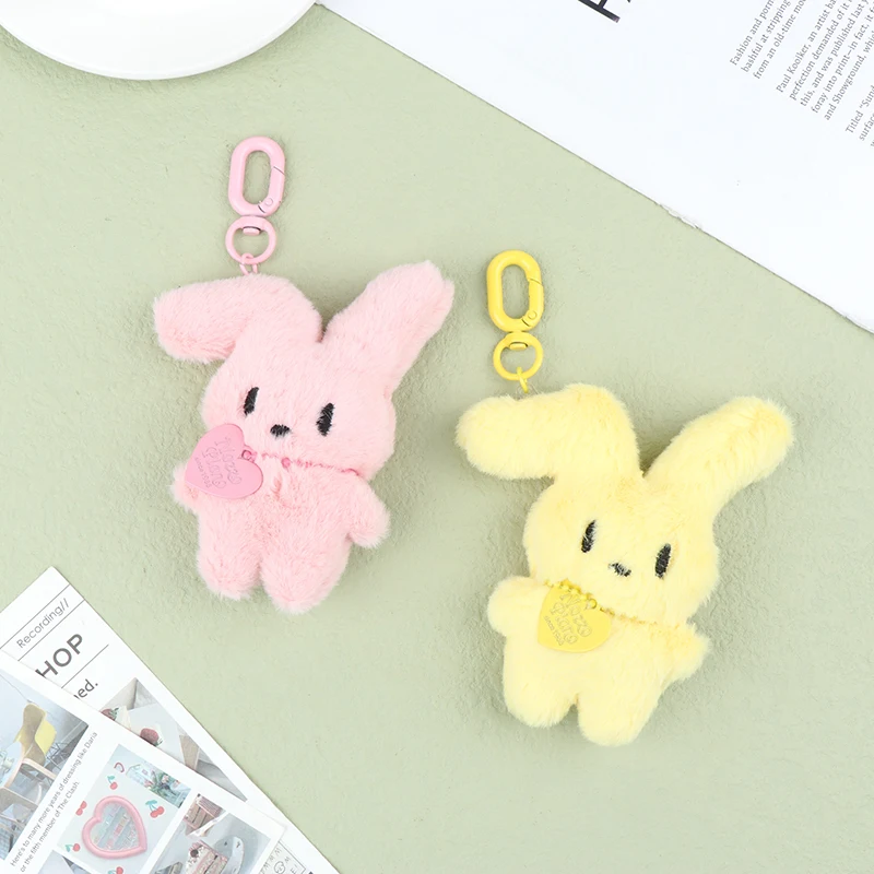 Pastel Bunny Plush Clip On Character  (4 Colours)