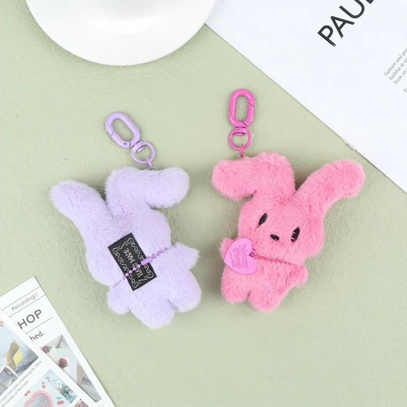 Pastel Bunny Plush Clip On Character  (4 Colours)