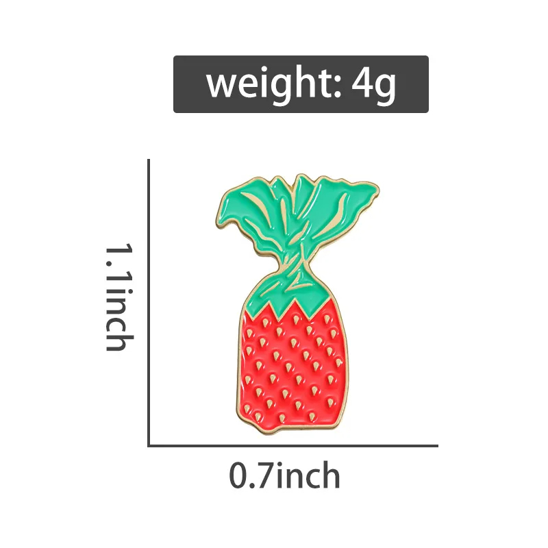 Strawberry Candy Enamel Pin