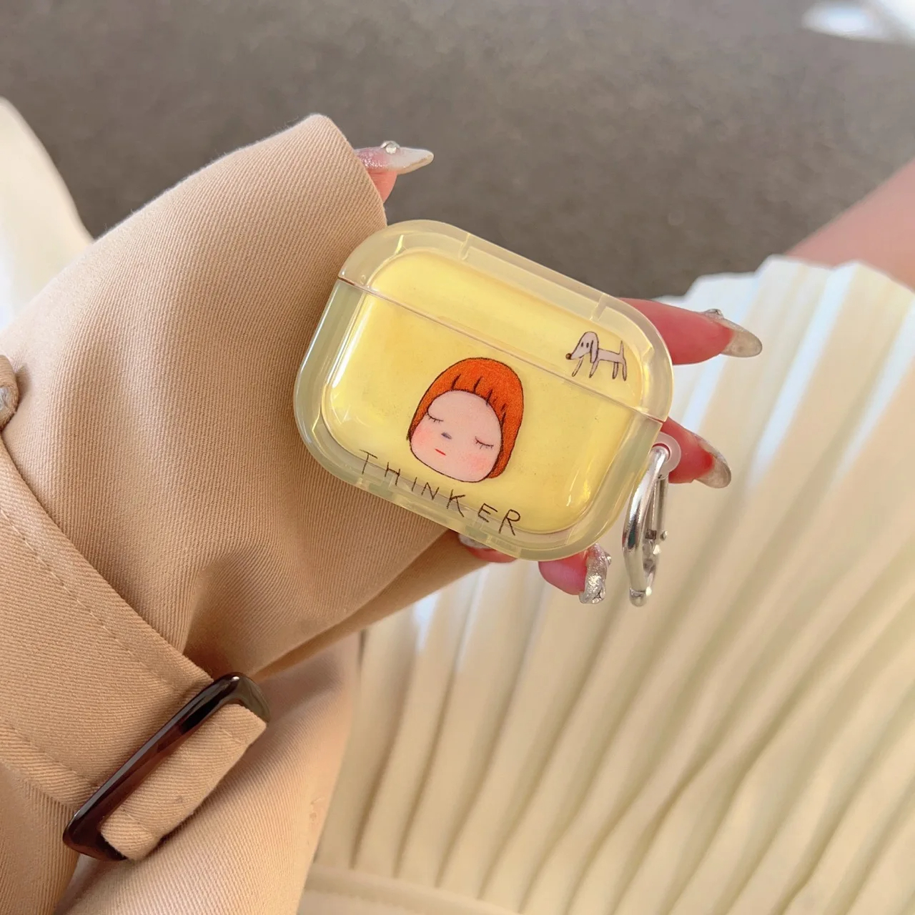 Yoshitomo Nara Girl AirPods Charger Case Cover