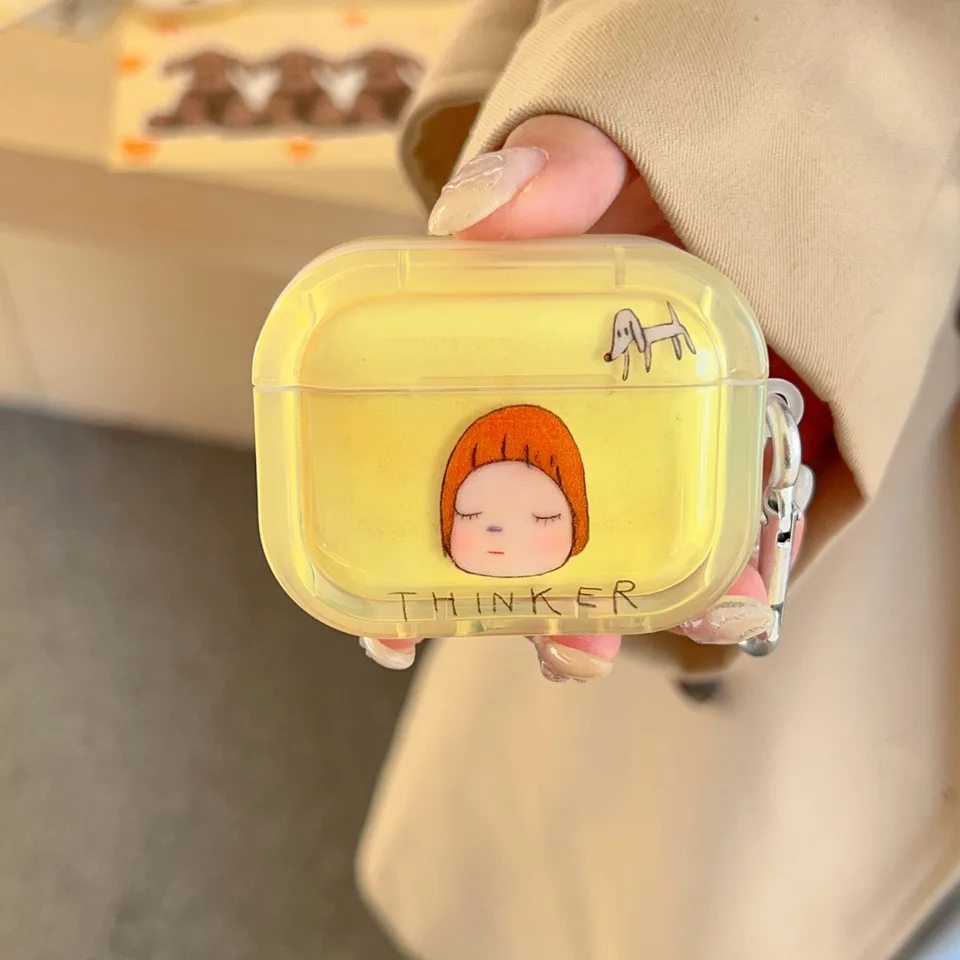 Yoshitomo Nara Girl AirPods Charger Case Cover