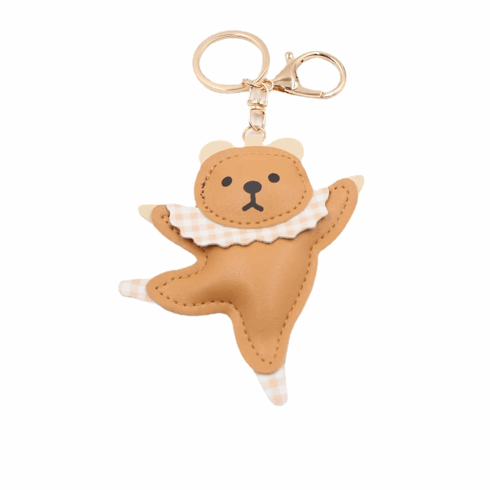 Ballerina Dancing Bear Keychain (3 Colours)