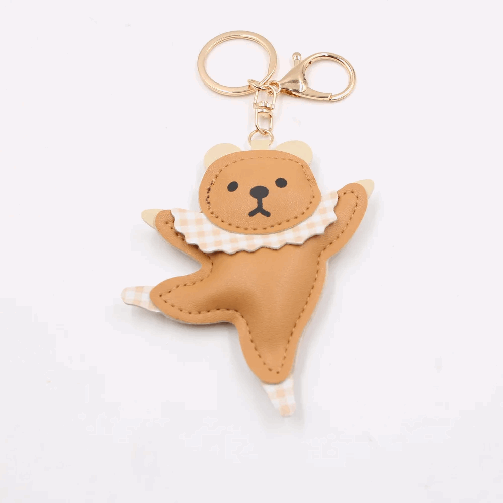 Ballerina Dancing Bear Keychain (3 Colours)