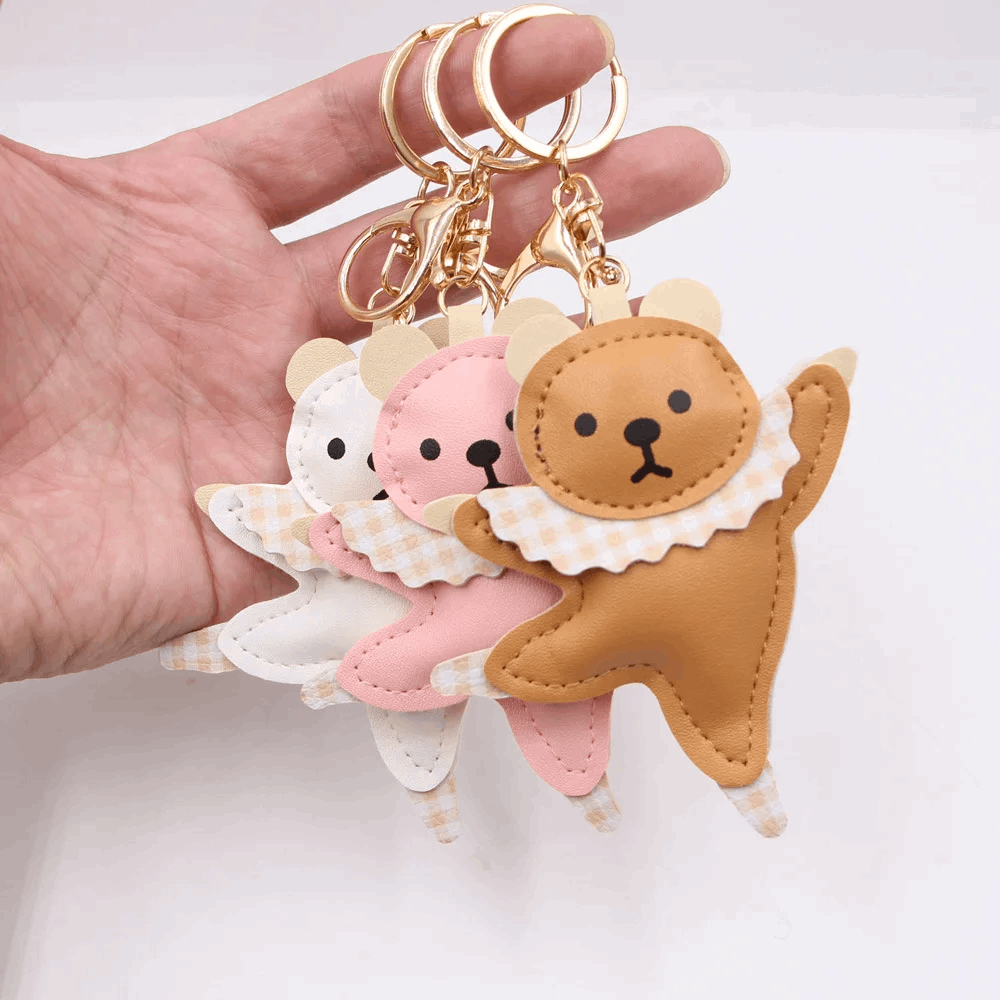 Ballerina Dancing Bear Keychain (3 Colours)