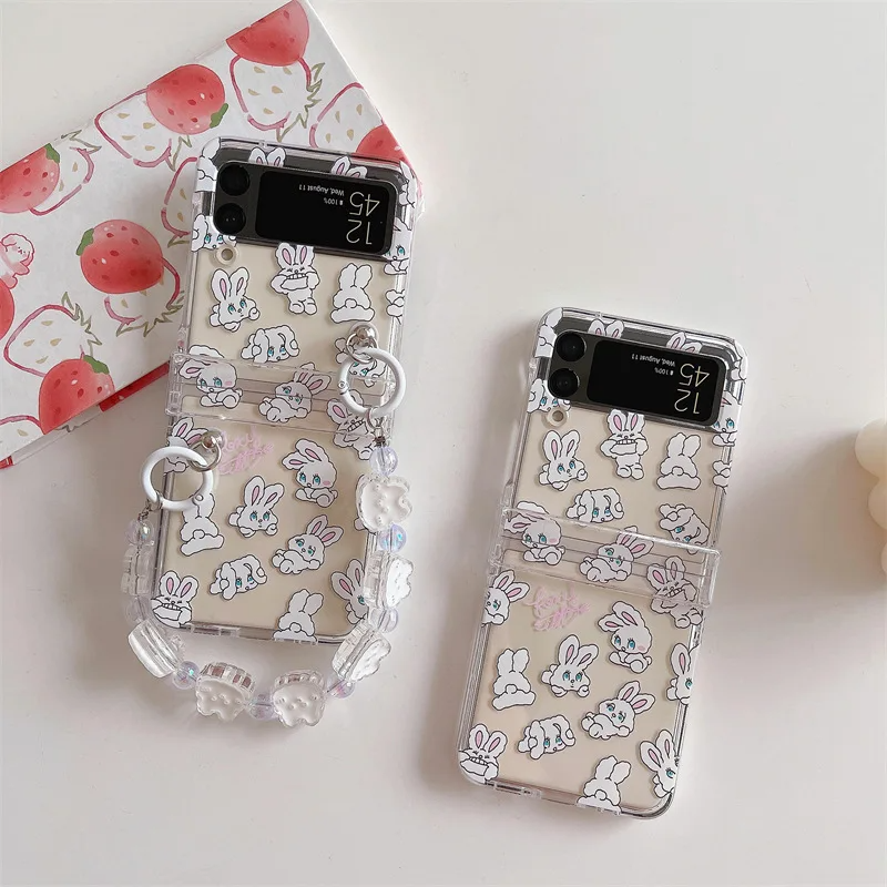 Cutie Bunny Galaxy Z Flip Phone Case